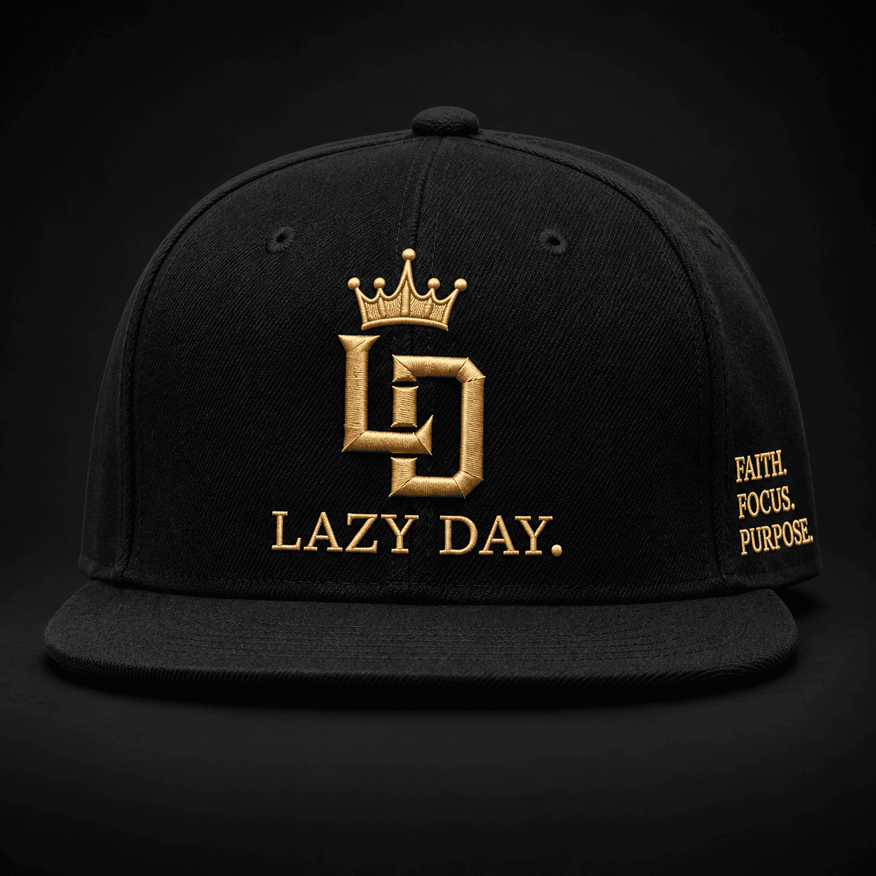 LD Snapback — Black / Gold